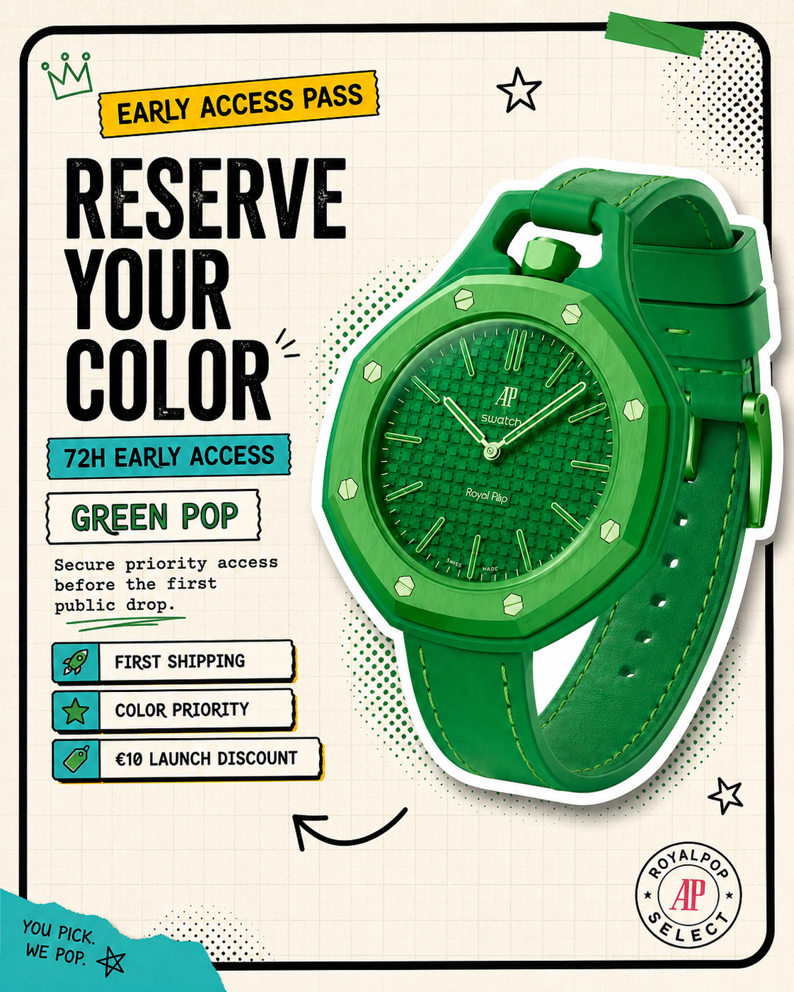 Green Pop Early Access Pass
