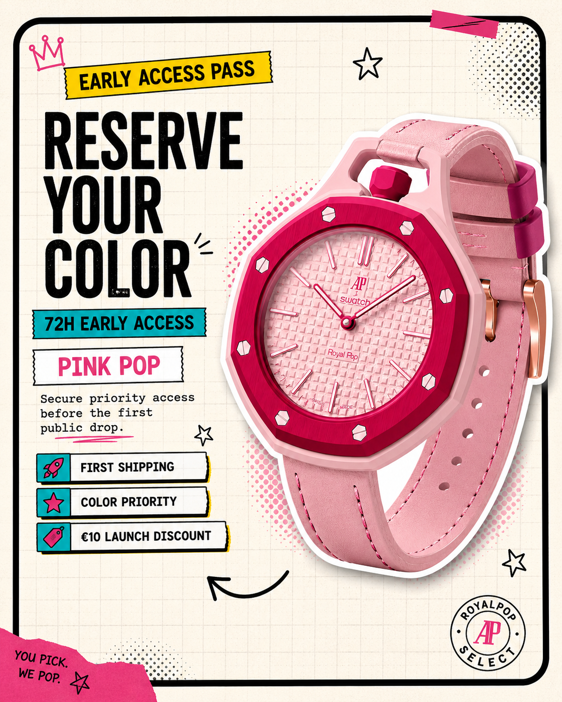 Pink Pop Early Access Pass
