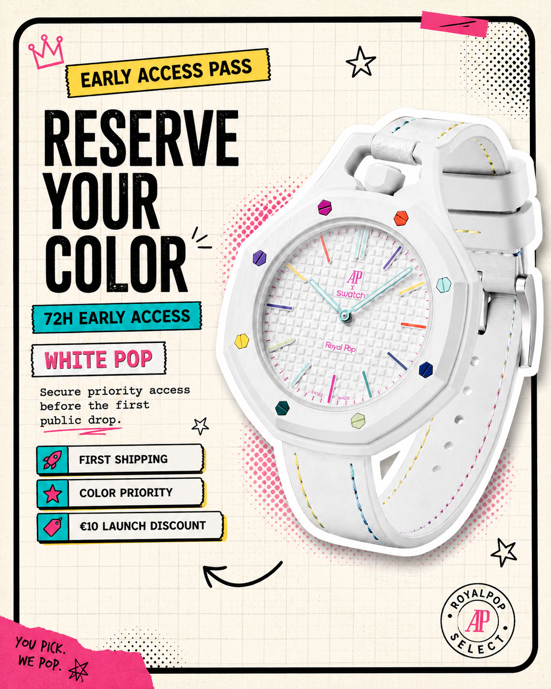 White Pop Early Access Pass